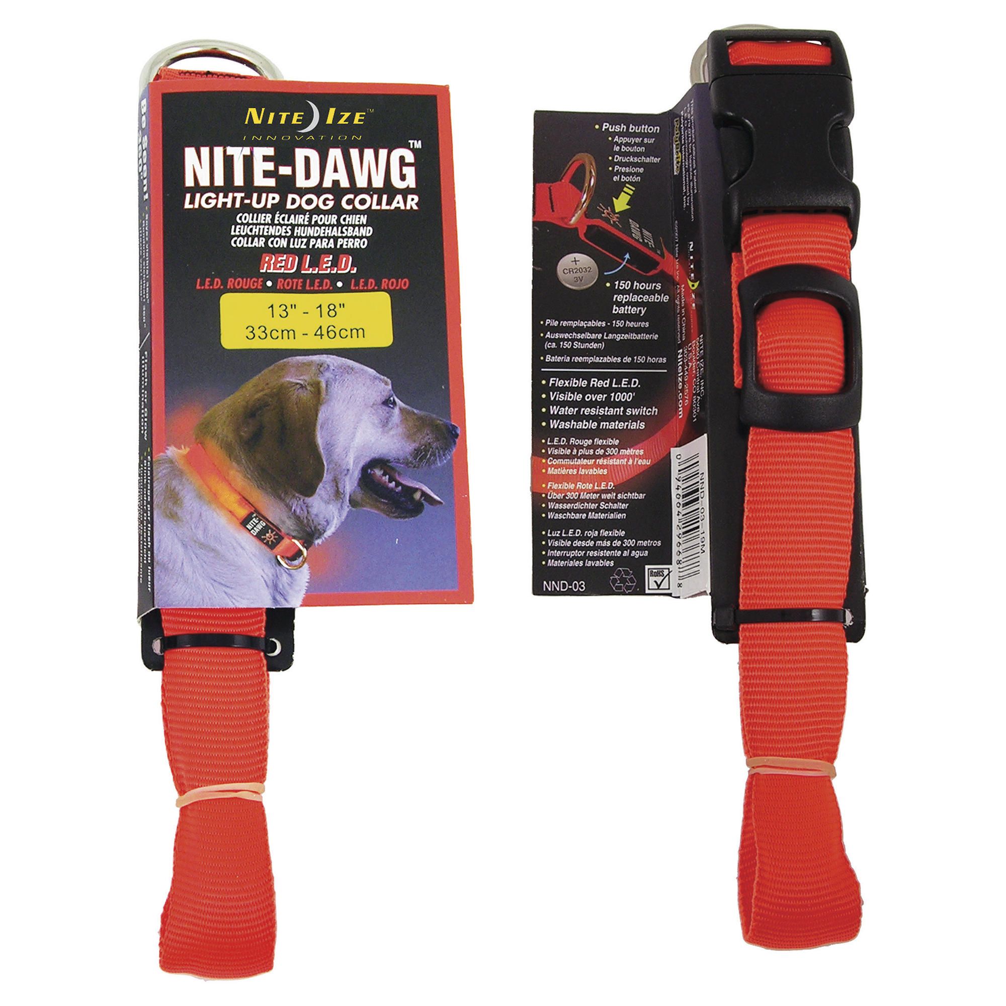 Nite Dawg Collar Medium Orange