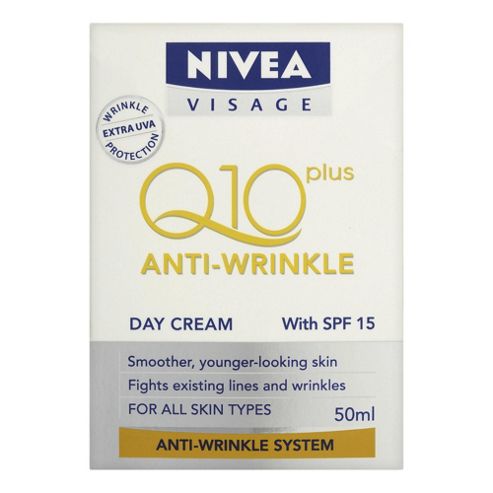 Image of Nivea Visage Anti Wrinkle Q10 Plus Day Cream 50ml