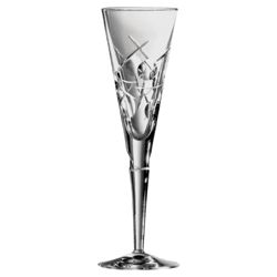 Royal Doulton Lunar Cut Set of 4 160ml Crystal Flute Glasses