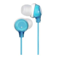 JVC HAFX22A Clear Colour Stereo Headphones - Blue