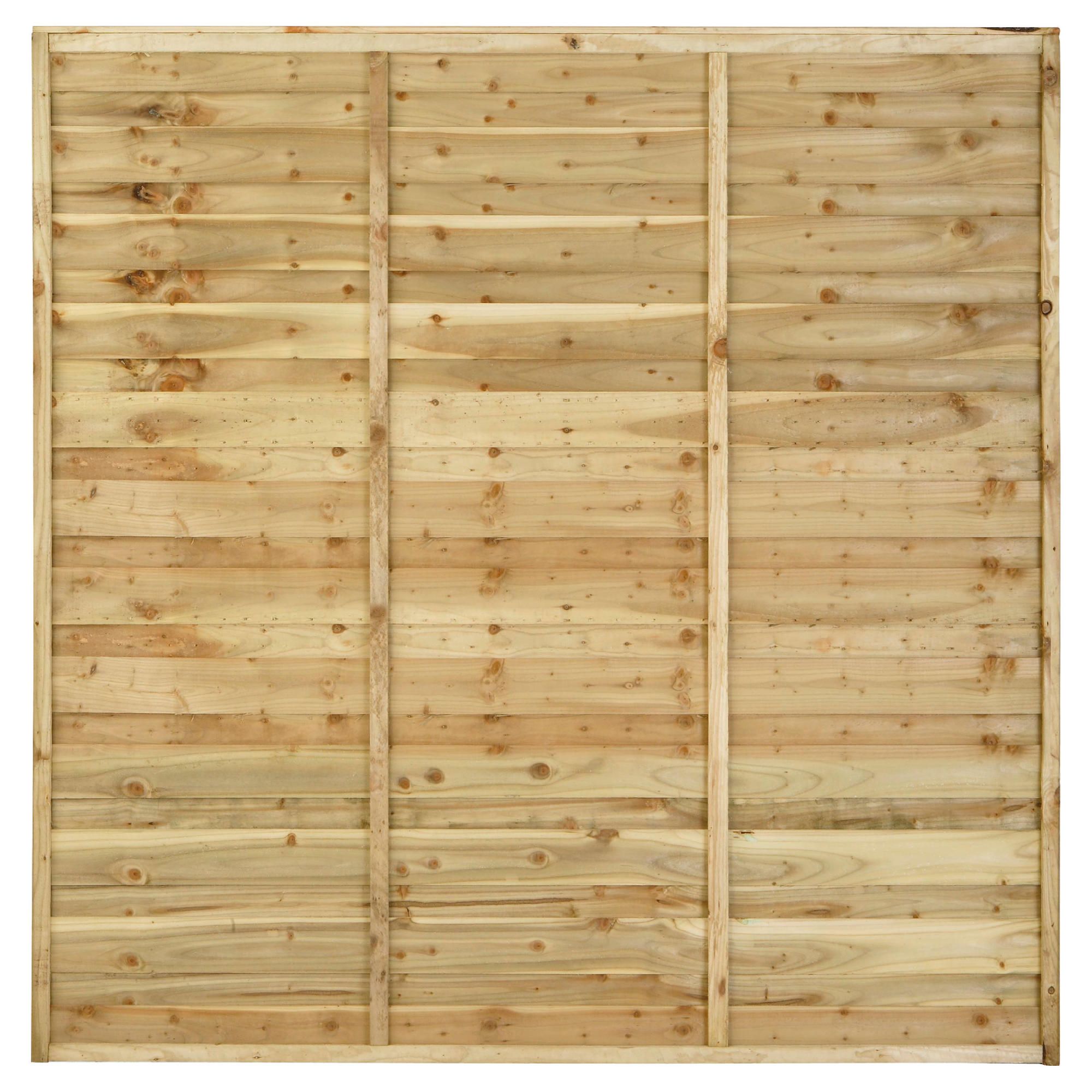 Timberdale 6x6 Sutton 5 Panel Pack with Posts and Fixing Brackets at Tesco Direct
