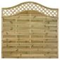 Timberdale 1.8mx1.8m Pembroke 10 Screen Pack with Posts and Fixing Brackets