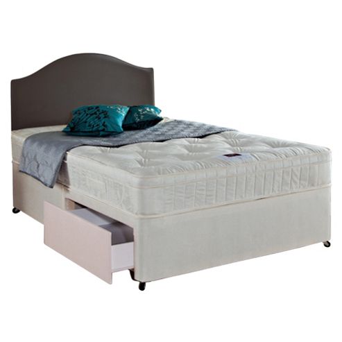 Image of Airsprung Danbury Memory Cushion Top King Size 2 Drawer Divan Bed