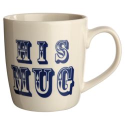 Tesco His Set of 4 Mugs