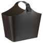 Tesco Faux Leather Magazine Basket with Buckle