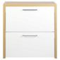Manhattan Shoe Storage, Oak-Effect & White Gloss