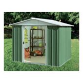 Yardmaster 8x9  Apex Metal Shed with floor support frame
