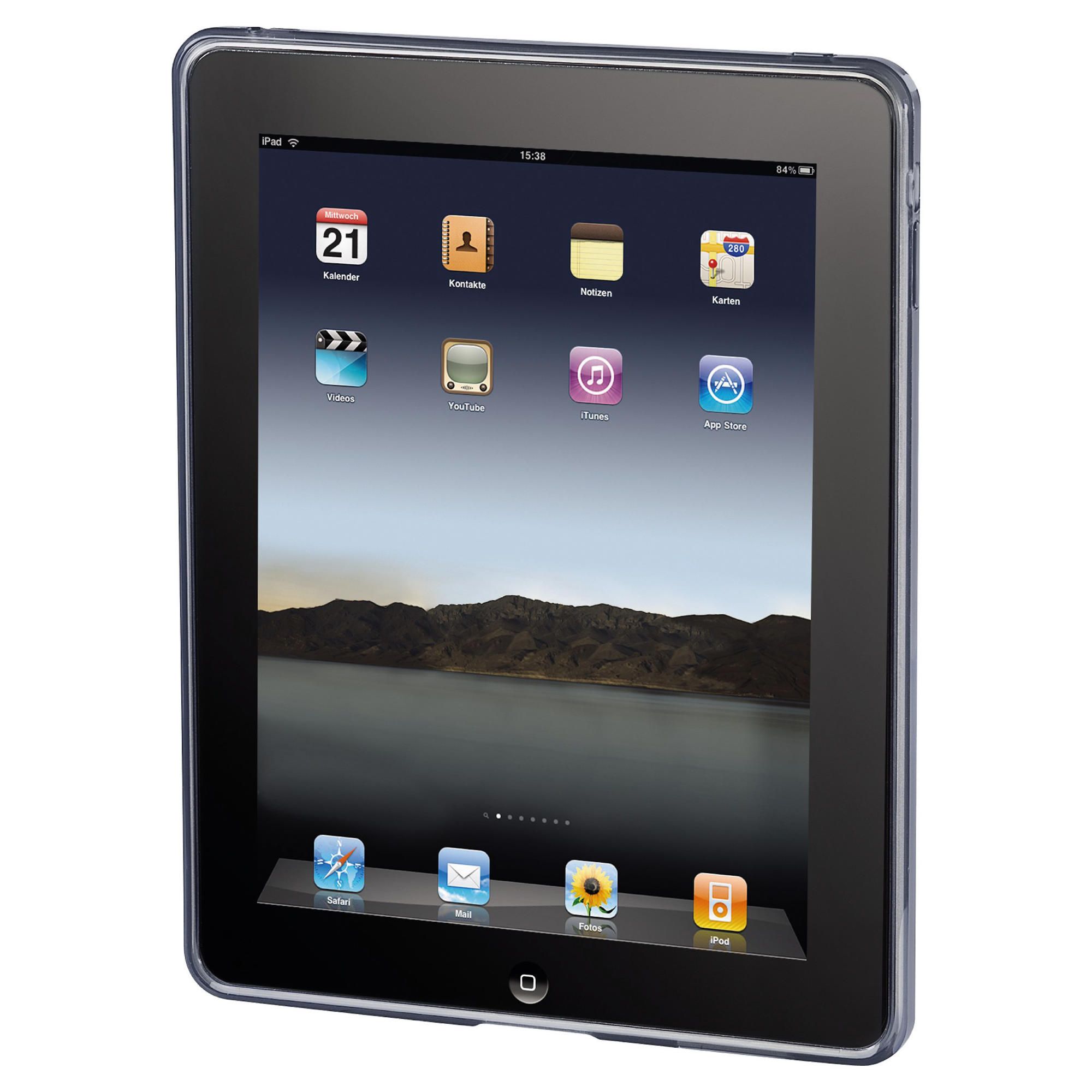 Hama Stripes Cover for the new Apple iPad and iPad 2, Petrol
