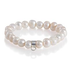 Pearl Charm Carrier Bracelet