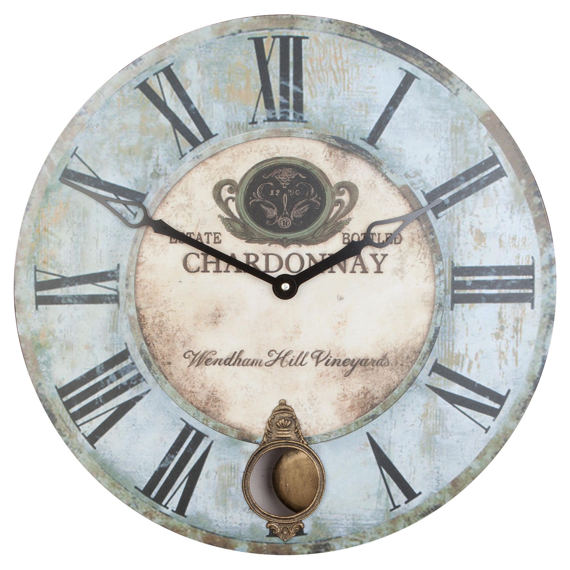 Tesco Chardonnay Pendulum Wall Clock