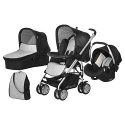 Hauck Condor Trioset Travel System, Silver