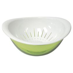 Omada Dune Large Colander and Bowl Set, Green