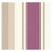 Arthouse Adelphi stripe plum wallpaper