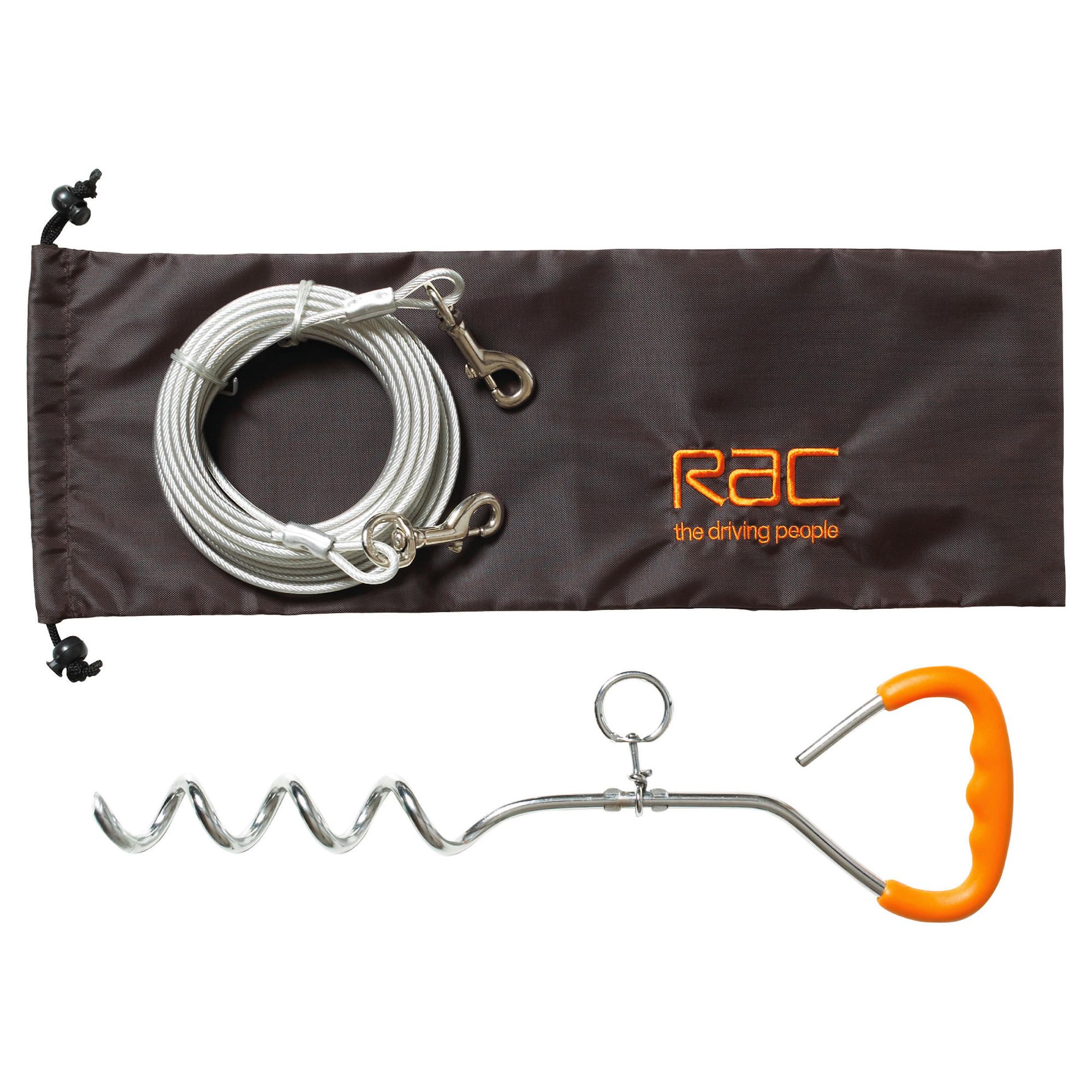 RAC Tie Out Stake and Cable