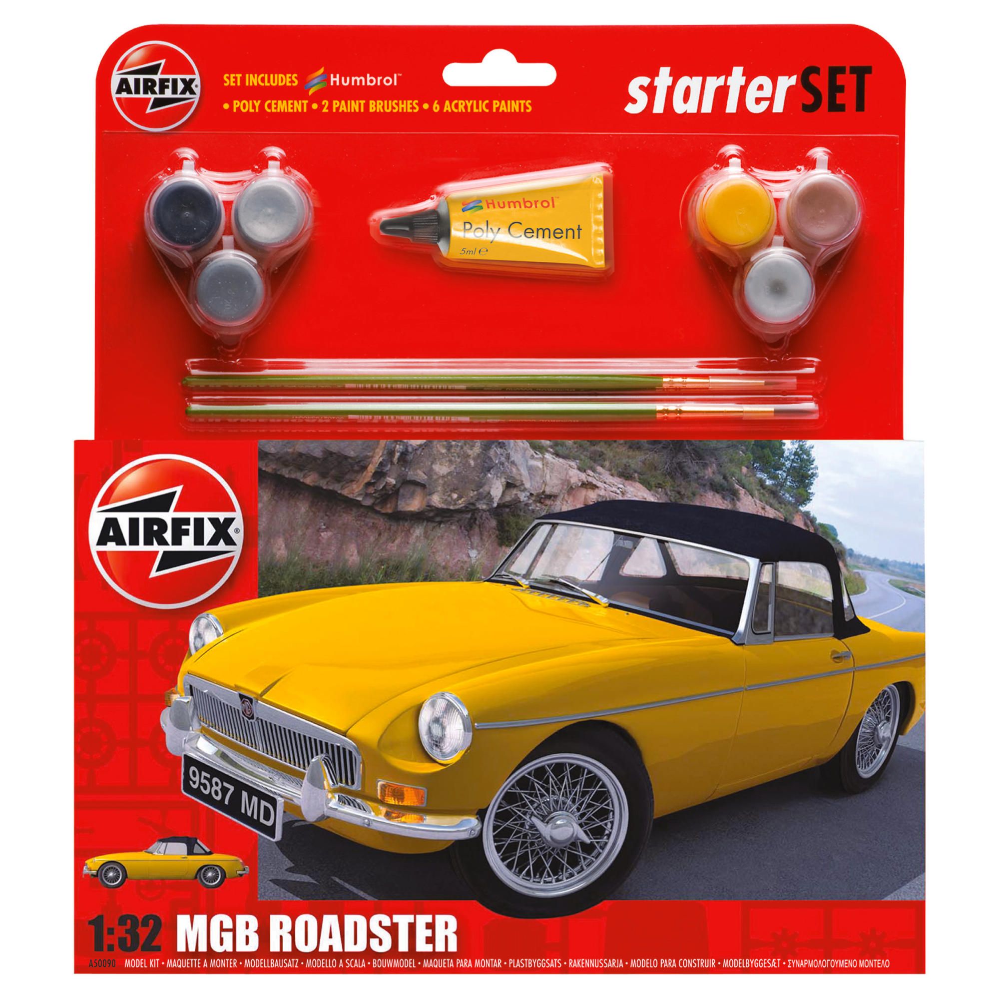 Airfix Mgb 1:72 Scale Cat 2 Gift Set