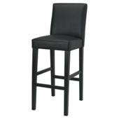Banbury Barstool, Black & Black PU