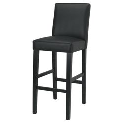 Banbury Barstool, Black & Black PU