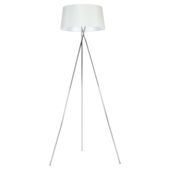 Tesco Lighting Metal tripod with white shade Floor lamp
