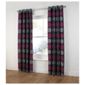 Tesco Chenille Circles Lined eyelet Curtains W162xL229cm (64x90"), Fuchsia