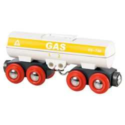 Brio Classic Accessory Fuel Tanker Wagon, wooden toy