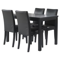 Banbury 4 Seat Set, Black
