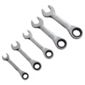 Am-tech 5Pc Stubby Gear Combo Wrench Set K2010