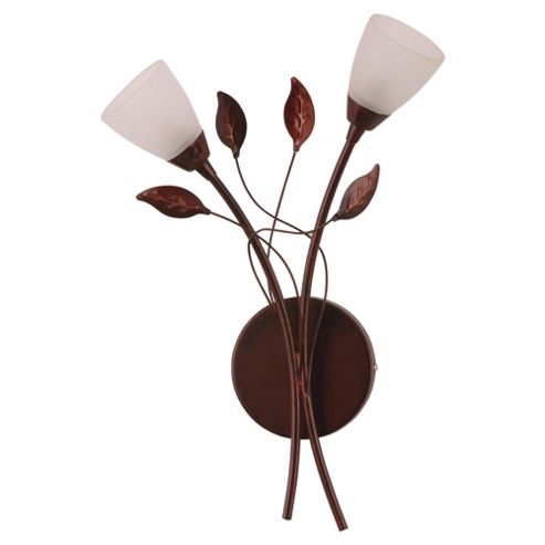 Buy Tesco Lighting Autumn Leaves 2 Light Wall Fitting from our Glass Lamp Shades range - Tesco