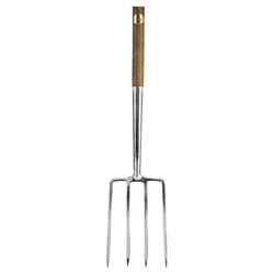 Dobbies Select Wood&Stainless Steel Digging Fork