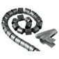Hama Cable Bundle Tube Easy Cover - Silver 2.5m 20 mm