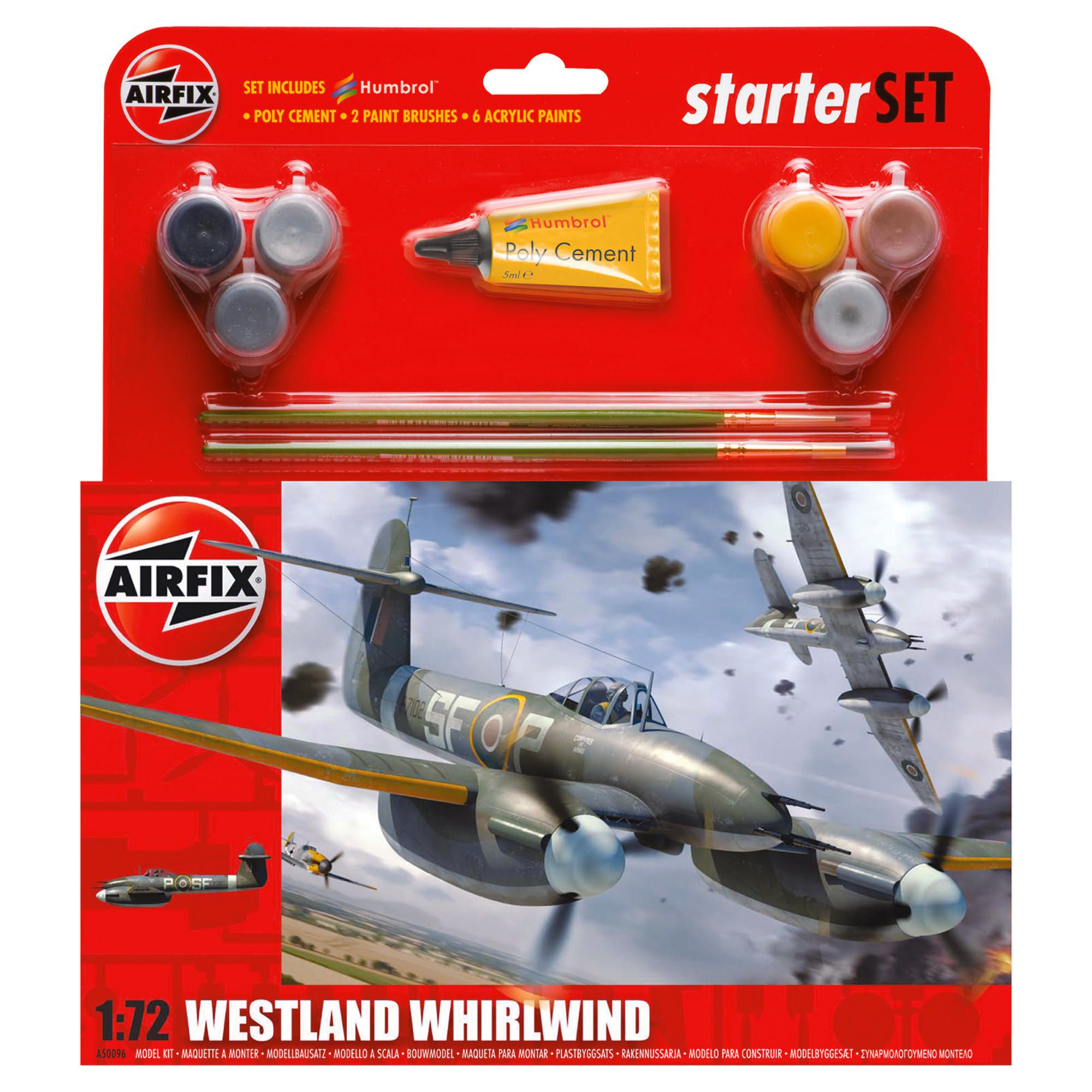 Airfix Westland Whirlwind 1:72 Scale Cat 2 Gift Set