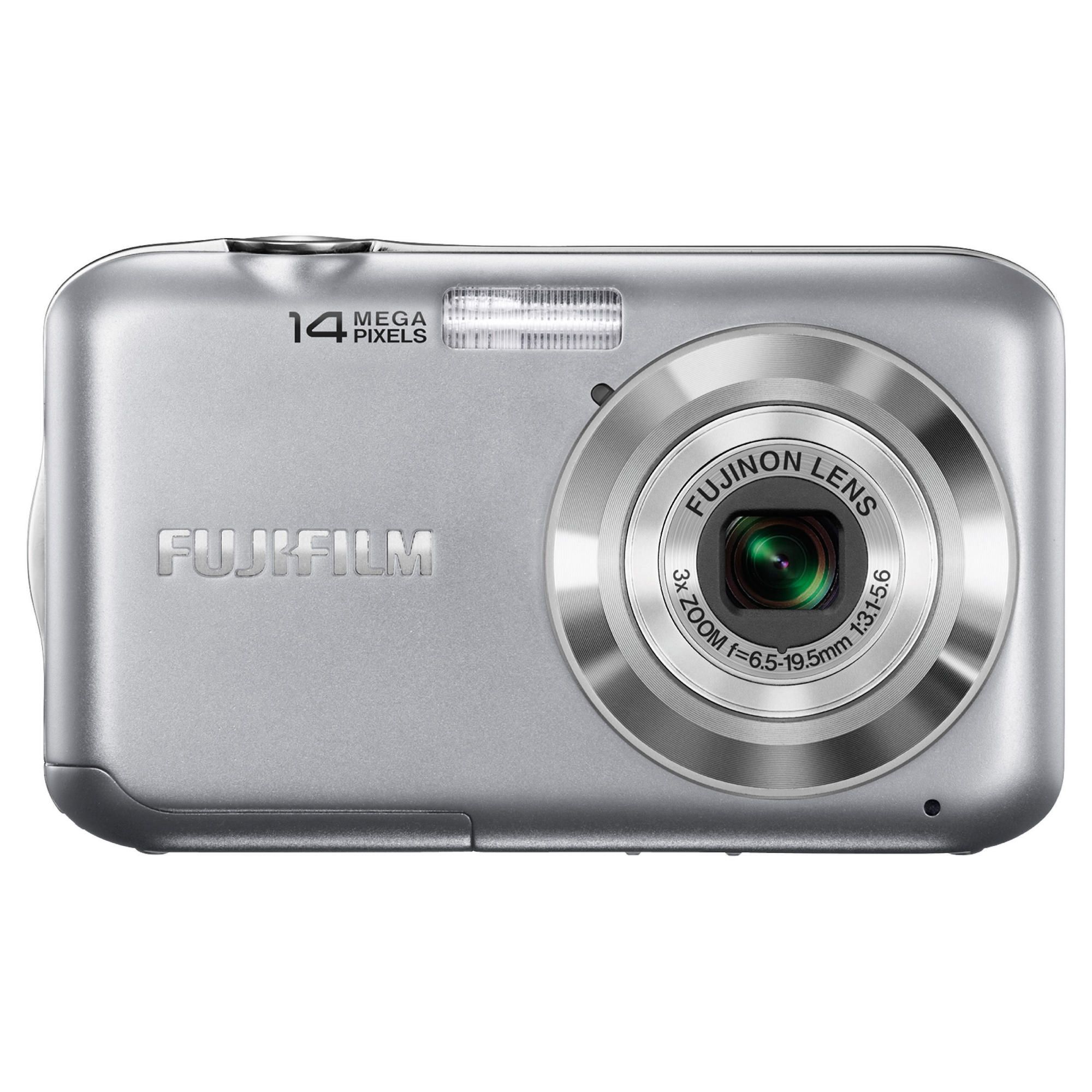 Fujifilm FinePix JV200 Digital Camera - Silver (14MP, 3x Optical Zoom) 2.7 inch LCD