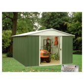 Yardmaster 7'5x6'1 Metal Shiplap Shed with floor support frame