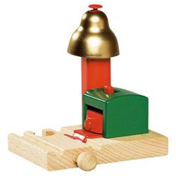 Brio Classic Accessory Magnetic Bell Signal, wooden toy