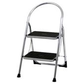 Abru 2 Tread chrome stepstool