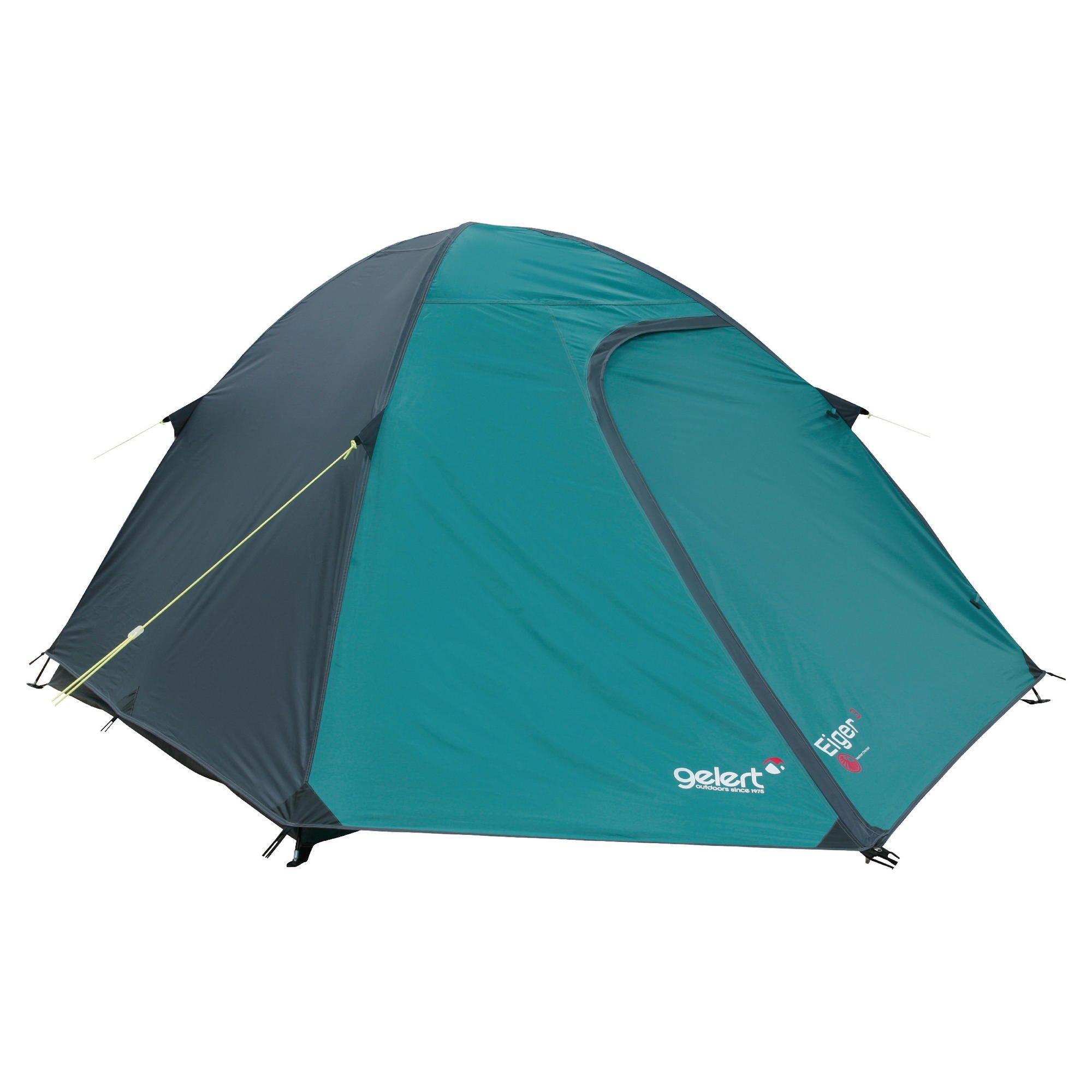 Gelert Eiger Tent 3 Person Charcoal 
