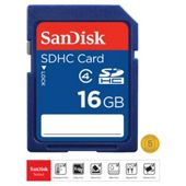 SanDisk SDHC memory card Class 4 - 16GB
