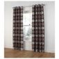 Tesco Chenille Circles Lined eyelet Curtains W162xL137cm (64x54"), Mocha