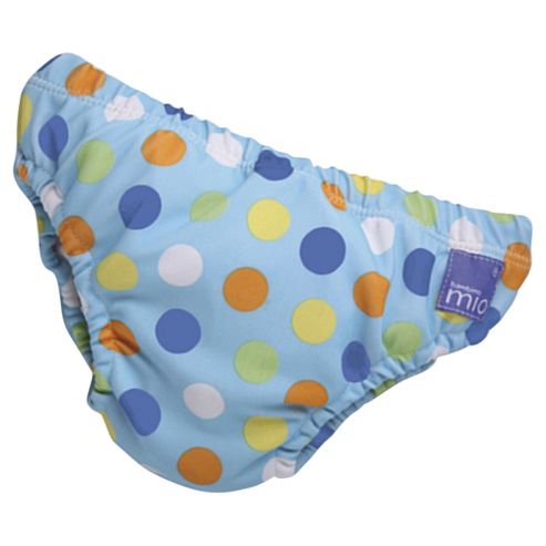 Image of Bambino Mio Swim Nappy - Blue Spot Medium