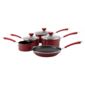 Prestige 5 piece Non-stick Saucepan Set, Red
