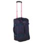 Jansport Footlocker 2-Wheel Duffle Bag Suitcase, Navy