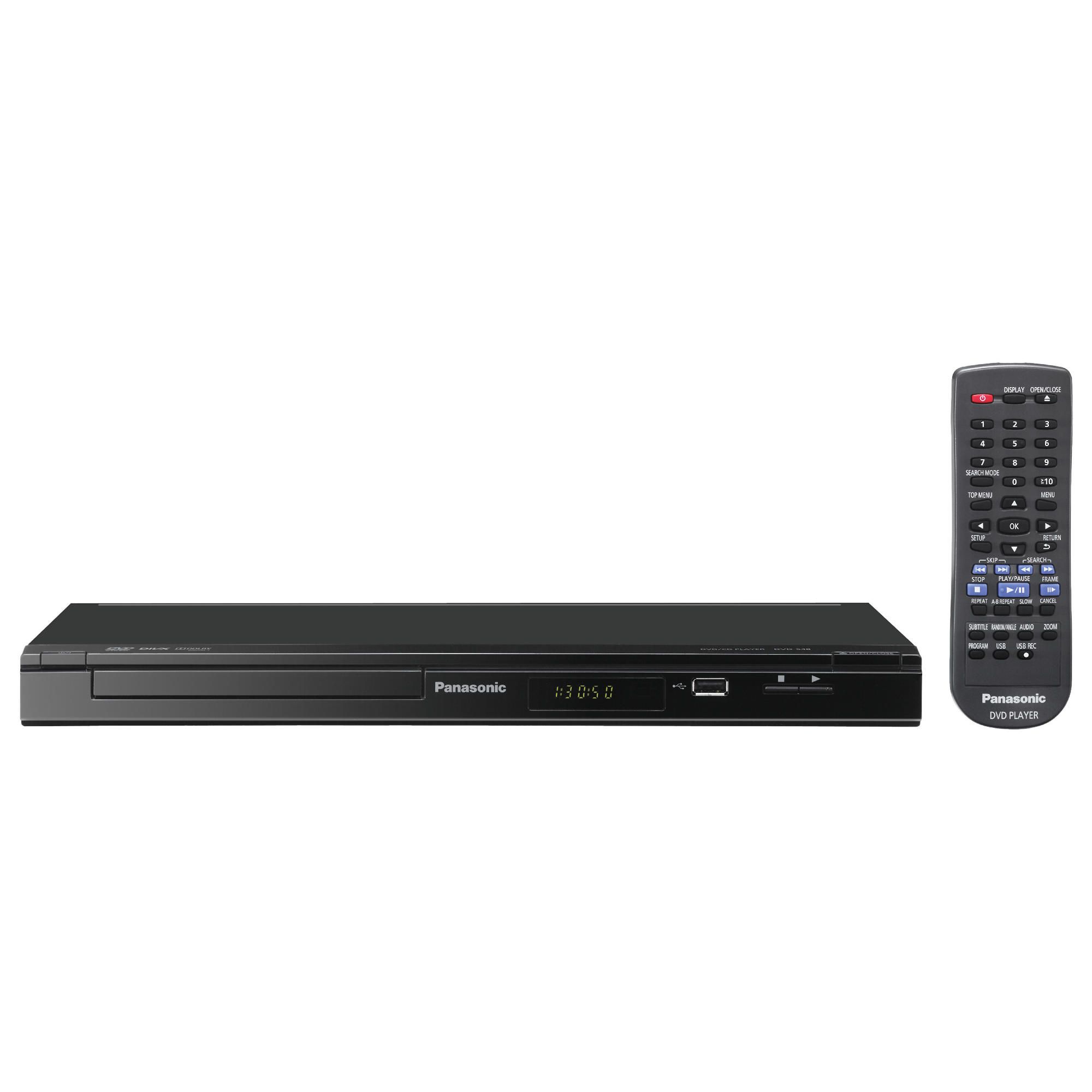 Panasonic DVD-S48EB-K DVD Player Black Panasonic DVD-S48EB-K DVD Player Black