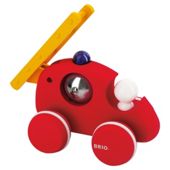 Brio Toddler Classic Push Along Fire Truck, wooden toy