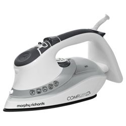 Morphy Richards 40852 vertical steam feature Iron with Ceramic Plate - white