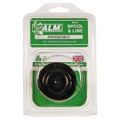 ALM Filled Spool for Powerforce 18V Cordless single line Grass Trimmer, 2 pack