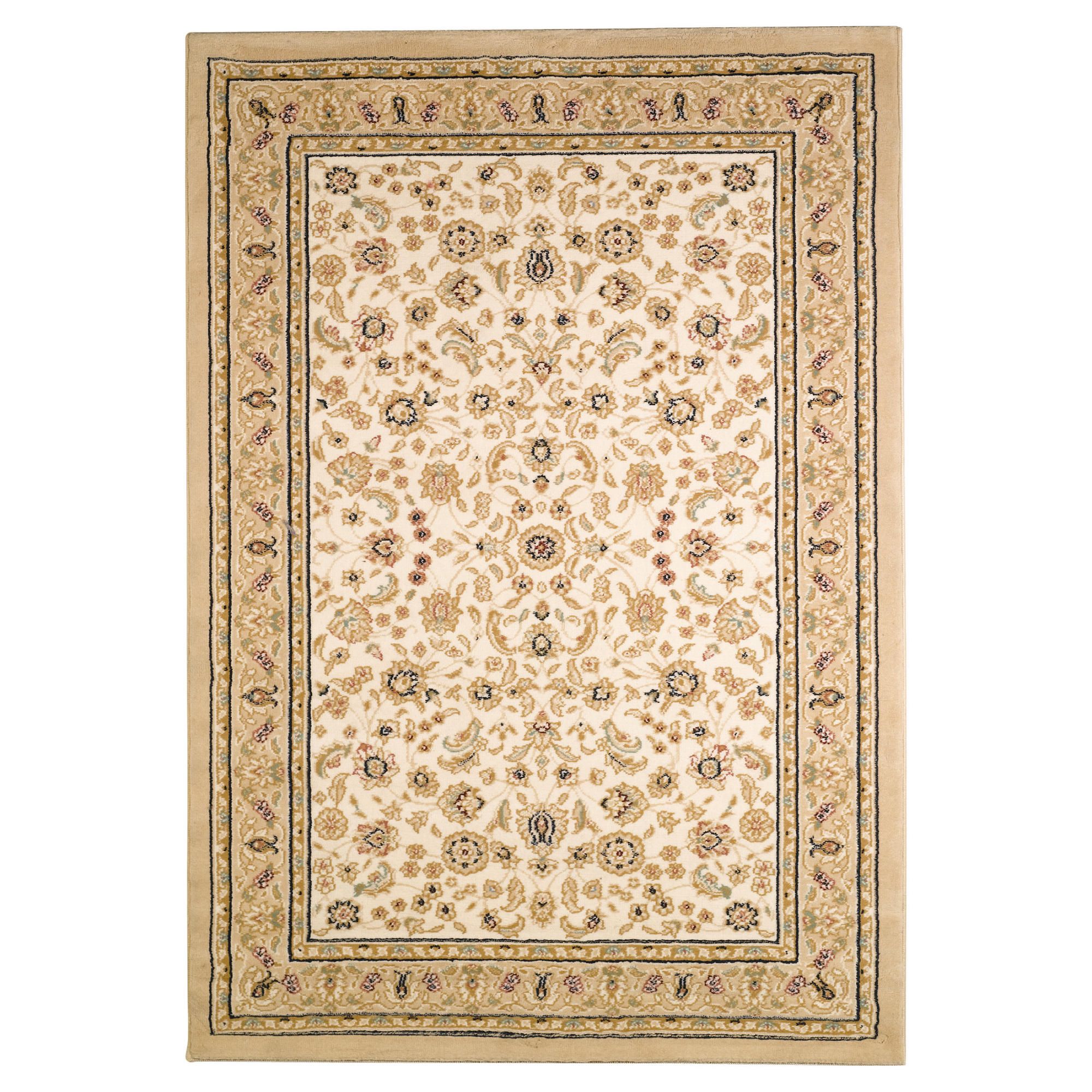 Tesco luxor borders rug 120x170cm cream