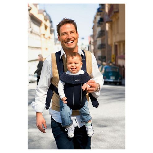 Image of Babybjorn Baby Carrier Original, Dark Blue, Cotton