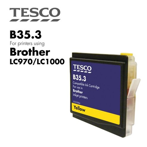 Image of Tesco Lc1000 Yellow Printer Ink Cartridge (for Brother Lc-1000 Yellow )
