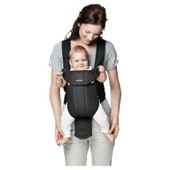 BABYBJORN Baby Carrier Active, Black/Black, Cotton Mix