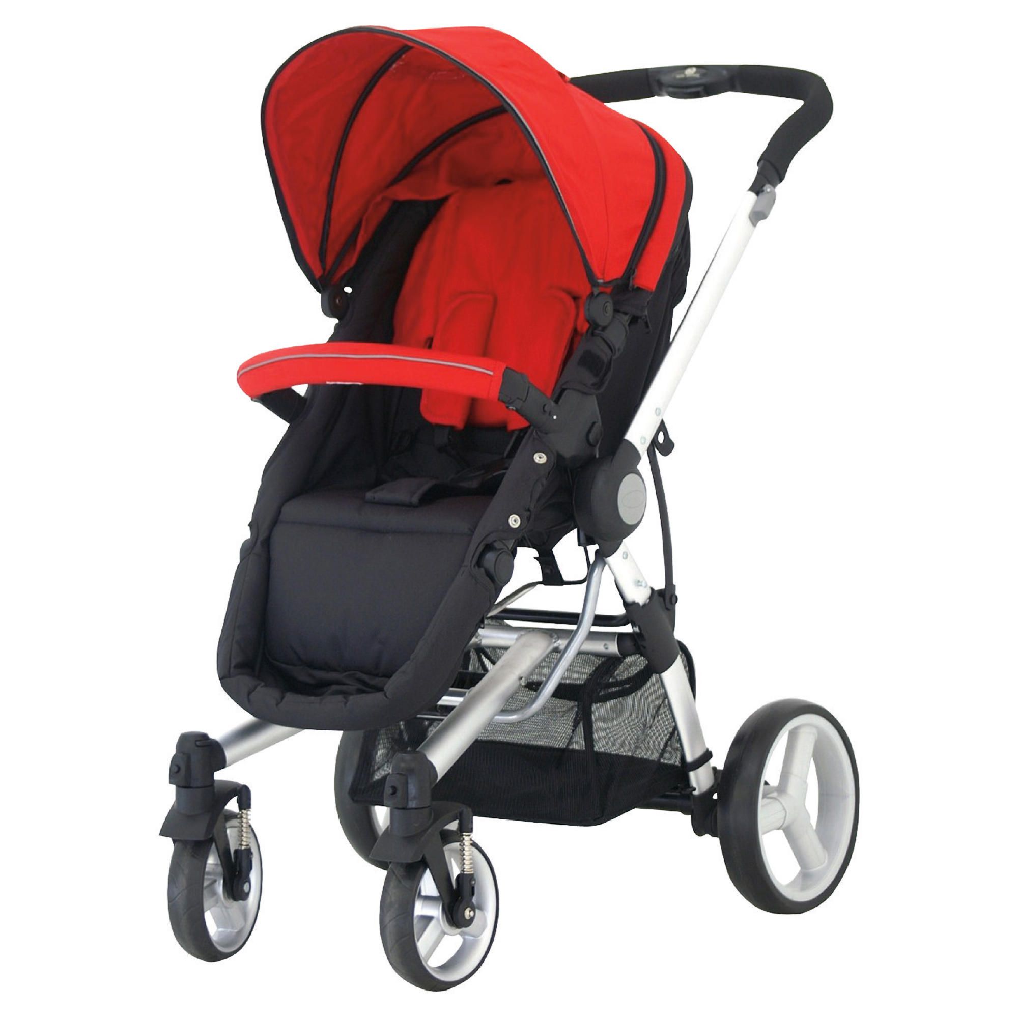 Petite Star Kurvi Match Pushchair, Red