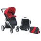 Petite Star Kurvi Match Red Travel System & Free Ali Handle Car Seat